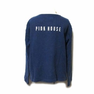 Vintage PINK HOUSE ヴィンテージ オールド ピンクハウス バックロゴプレッションカーディガン 136892 【中古】