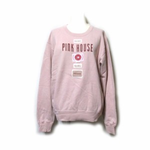 Vintage PINK HOUSE ヴィンテージ ピンクハウス「M」ロゴタグトレーナー 137092 【中古】