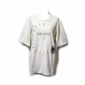 Vintage PINK HOUSE ヴィンテージ ピンクハウス「L」サークルタグTシャツ (金子功 カネコイサオ KANEKOISAO 半袖) 137104 【中古】