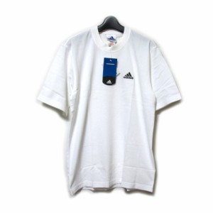 デッドストック adidas アディダス「M」クラシック鹿子Tシャツ (白 半袖 未使用タグ付き) 137237 【中古】