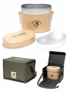 BALLISTICS バリスティックス JM MESS TIN&CASE 飯盒 専用ケース 小物収納 アウトドア キャンプ バーベキュー ノースフェイススタンダー