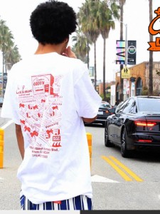 COOKMAN クックマン Tシャツ メンズ レディース 半袖 ブランド スポーツ カジュアル TM Paint Abbot Kinney アボット キニー コラボ 231-