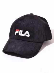 FILA フィラ キャップ レディース メンズ ユニセックス ブランド 帽子 キャップ FAKE SUEDE LOW CAP フェイクスエード ロー キャップ 6パ