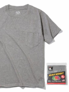 【ネコポス送料無料】FRUIT OF THE LOOM フルーツオブザルーム Tシャツ メンズ レディース 半袖 無地 ゆったり シンプル 綿100% ポケT ク