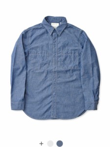 FULLCOUNT フルカウント シャンブレーシャツ メンズ レディース 綿 100 Chambray Shirt 5oz Original Selvedge Chambray 定番 人気 40年