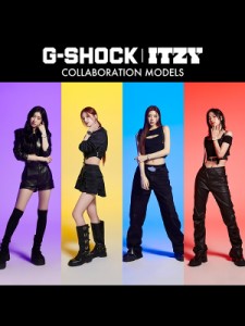 G-SHOCK ITZY ジーショック Gショック レディ―ス 時計 ITZY コラボレーションモデル コラボ イッチ MIDZY ミッチ デジアナ GMA-P2100ZY-