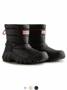 HUNTER ハンター Women's Intrepid Insulated Short Snow Boots スノーブーツ レディース 防寒 保温性 防水 シンプル おしゃれ かわいい 