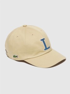 LACOSTE ラコステ 帽子 キャップ メンズ シンプル コットンツイル Lロゴ キャップ 6パネルキャップ オーセンティックスタイル ワニロゴパ