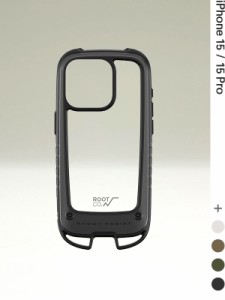 ROOT CO ルートコー iPhone15 15pro ケース おしゃれ シンプル かわいい アイフォン15シリーズ Shock Resist Case +Hold 軽量 バンパータ