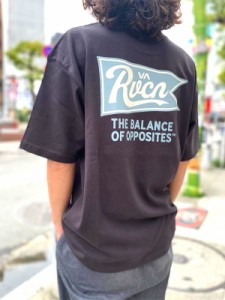 RVCA ルーカ Tシャツ メンズ レディース 半袖 おしゃれ ブランド 綿100％ カジュアル スポーツ ダンス PENNANTAN TEE VA ルカ ペナント 