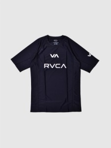 RVCA ルーカ Tシャツ ラッシュガード メンズ レディース 半袖 おしゃれ かっこいい シンプル スポーツ ジム トレーニング 海 川 プール 