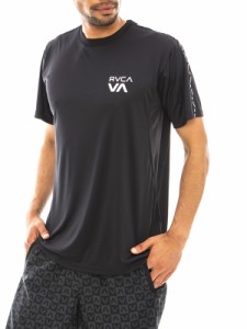 RVCA ルーカ Tシャツ ラッシュガード メンズ レディース 半袖 RVCA SPORT VENT TAPE ST ルカ スポーツ UV紫外線プロテクション加工 サー