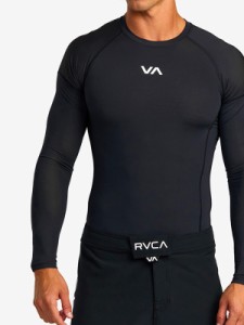 RVCA ルーカ Tシャツ ラッシュガード メンズ レディース 長袖 ロンT RVCA RASHGUARD ルカ ラッシュガード フィットネス ジム トレーニン