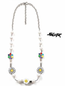 【在庫処分】SALUTE サル—テ ネックレス メンズ レディース おしゃれ かわいい FLOWER ANARCHY NECKLACE フラワー アナーキー ネックレ