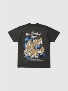 SUN SURF サンサーフ Tシャツ 半袖 百虎 ONE HUNDRED TIGERS Tシャツ メンズ レディース 丸胴仕様 アメリカ製 トップス 人気 再販 東洋 