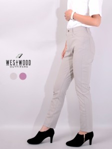 Westwood Outfitters ウエストウッド アウトフィッターズ パンツ レディース きれいめ トリックジップ シガレットパンツ ストレッチパン