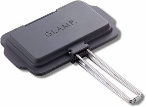 送料無料◆GLAMP. グランプ ホットサンドディッシュ マットグレー LIMON ホットサンドメーカー 1枚 直火 ハーフホットサンドメーカー フ