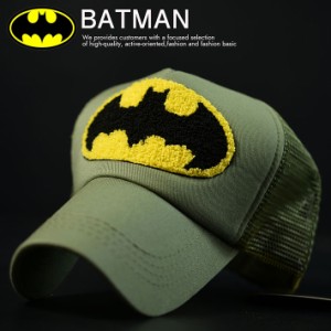 メッシュキャップ メンズ 帽子 BATMAN バッドマン キャップ メンズ レディース 刺繍 プレゼント BS29-108 カーキ プレゼント ギフト