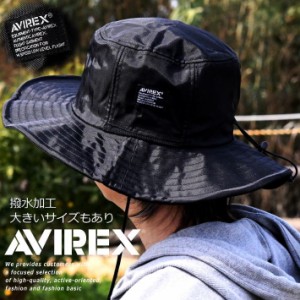 【AVIREX 限定】サファリハット メンズ 大きいサイズ ハット 釣り BIGサイズ アドベンチャーハット 釣り 帽子 NEK 大きめ 普通サイズ AVI
