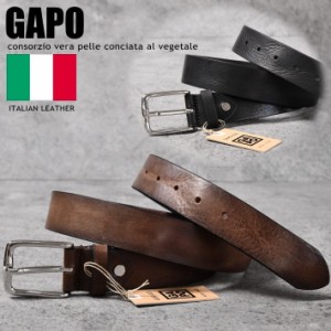 【イタリア製GAPO】イタリア製 ベルト メンズ レディース GAPO ブランド 本革 本皮 イタリアンレザー Y_KO 30017 3.5cm幅 35mm ビジネス