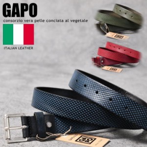 【イタリア製GAPO】イタリア製 ベルト メンズ レディース GAPO ブランド Y_KO 40087 本革 本皮 イタリアンレザー 3.5cm幅 35mm ビジネス