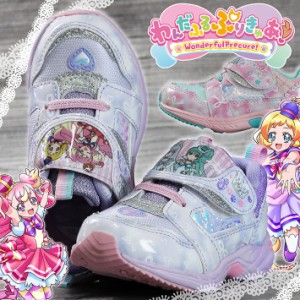 わんだふるぷりきゅあ プリキュア スニーカー 女の子 子ども こども 靴 3808 H 7987548 くつ 子供靴 シューズ マジックテープ 女児 クツ 