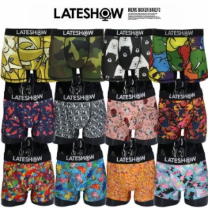 【超おしゃれ】LATESHOW レイトショー ボクサーパンツ 下着 メンズ パンツ NEK  8001146 ブランド おしゃれ かわいい おもしろい おもし