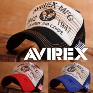 正規品 AVIREX メッシュキャップ キャップ 帽子 メンズ アヴィレックス アビレックス 本革 レザー 14916900 【GAL】 180413 プレゼント 