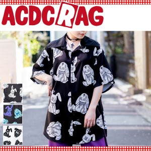 ACDC RAG エーシーディーシーラグ [半袖]Pバニードールズ シャツ パンク ロック V系 ファッション バンギャ 原宿系 原宿 韓国 病み 病み