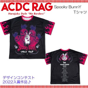ACDC RAG エーシーディーシーラグ Spooky BunnY Tシャツ 原宿系 イラスト 大きいサイズ ユニセックス