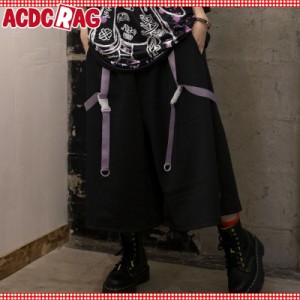 ACDC RAG エーシーディーシーラグ BLOODネロ ジャージ8分パンツ 原宿系 サブカル バニー パンク ロック サイバー 大きいサイズ ユニセッ