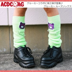 ACDC RAG エーシーディーシーラグ ビビッドグル〜ミ〜 ルーズソックス 原宿 原宿系 ファッション コラボ グル〜ミ〜 gloomy 病みかわいい