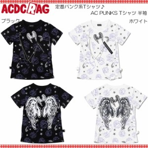 ACDC RAG エーシーディーシーラグ AC PUNKS Tシャツ 半袖 原宿系 ファッション レディース パンク ロック モードパンク V系 バンギャ ラ