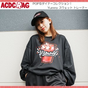 ACDC RAG エーシーディーシーラグ Yummy スウェット トレーナー 長袖 原宿 原宿系 ファッション 病み 病みかわ メロンソーダ ダーク ポッ