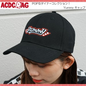 ACDC RAG エーシーディーシーラグ Yummy キャップ 帽子 原宿 原宿系 ファッション 病み 病みかわ 刺繍 ダーク ポップ デコラ ダイナー 派