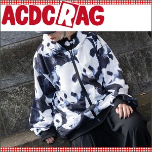 ACDC RAG エーシーディーシーラグ パンダ ZIP BIGパーカー 長袖 薄手 レディース メンズ グッズ 服 原宿 原宿系 ファッション サブカル 