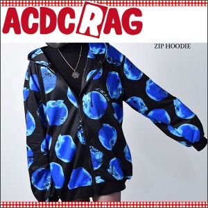 ACDC RAG エーシーディーシーラグ リンゴ ZIP BIGパーカー パンク ロック ファッション V系 病みかわいい 原宿 原宿系 ファッション レデ