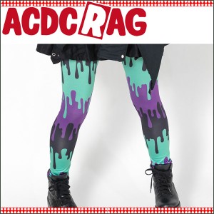 ACDC RAG エーシーディーシーラグ タレレギンス 原宿系 ファッション レディース パンク ロック V系 ライブ衣装 病み 服 病みかわ 個性的