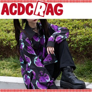 ACDC RAG エーシーディーシーラグ イチゴシャツ PU 原宿系 パンク ロック 病みかわいい ストロベリー