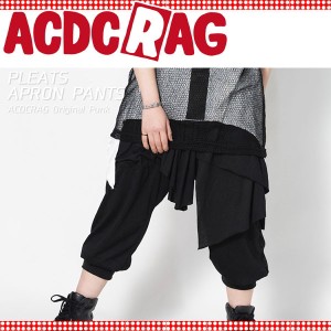 ACDC RAG エーシーディーシーラグ プリーツエプロンパンツ 原宿系 パンク ロック V系 病みかわいい ハーフ丈