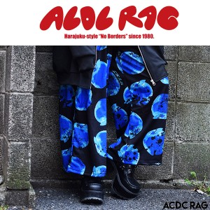 ACDC RAG エーシーディーシーラグ アップルDパンツ 原宿系 パンク V系 モード系 バンギャ リンゴ　アップル 青 黒