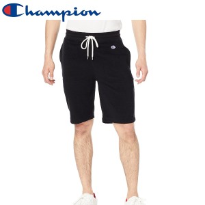 Champion チャンピオン ショートパンツ ハーフパンツ パイル地 ルームウェア ワンマイルウェア ショーツ C3-T501 メンズ ブラック