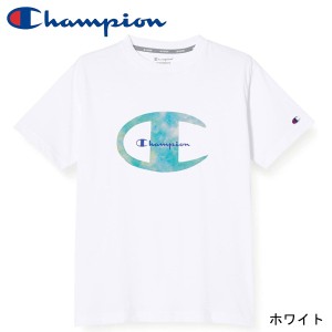 Champion チャンピオン Tシャツ UVカット 速乾 ベタつき軽減 軽量 スクリプトロゴ ショートスリーブTシャツ スポーツ C3-TS320 メンズ ホ