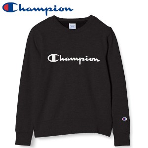 Champion チャンピオン スウェットシャツ トレーナー クルーネック 長袖 裏毛 スクリプトロゴプリント 定番 シーズンレス CW-K015 レディ