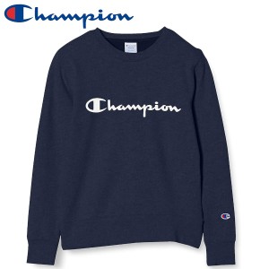 Champion チャンピオン スウェットシャツ トレーナー クルーネック 長袖 裏毛 スクリプトロゴプリント 定番 シーズンレス CW-K015 レディ