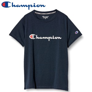 Champion チャンピオン スポーツ 速乾 抗菌・防臭 UVカット 汗冷え防止 リフレクタープリント CW-PS303 レディース ネイビー