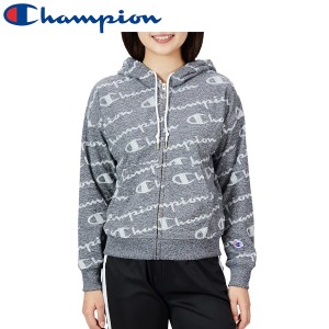 Champion チャンピオン ジップフーディージャケット SPORTS CW-SS610 レディース オックスフォードグレー