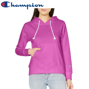 Champion チャンピオン UVカット ワンポイントロゴ フーデッドスウェットシャツ ウィメンズ ベーシック パーカー CW-T108 レディース ラ