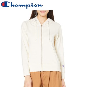 Champion チャンピオン スウェット 裏毛 UVカット ワンポイントロゴ ジップフーデッドスウェットシャツ パーカー CW-T109 レディース ホ