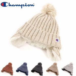 Champion チャンピオン リブ編み耳付き ニット帽 キャップ 492-0132 57-59?　